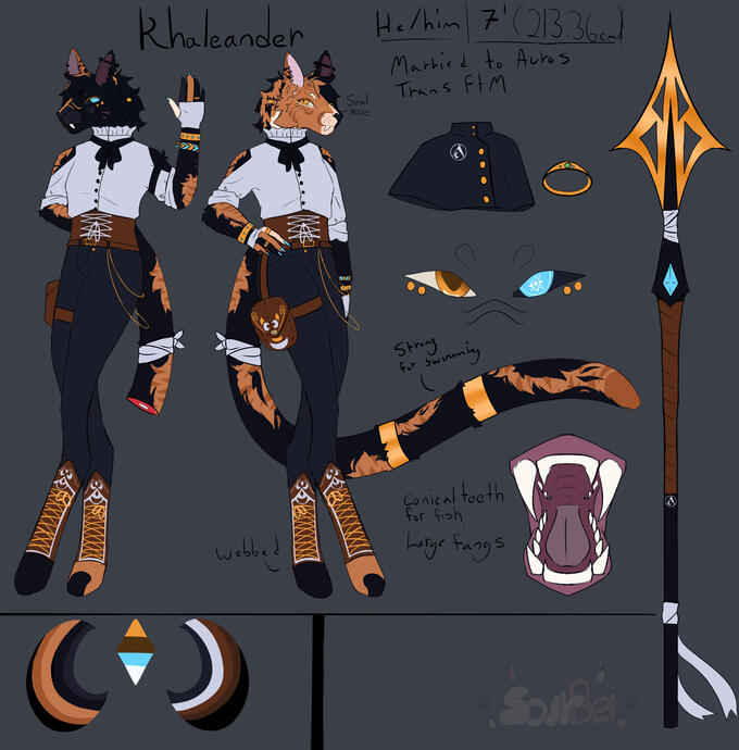 Khaleander reference sheet (2025)